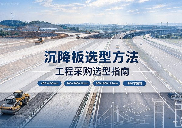都江堰沉降板选择方法